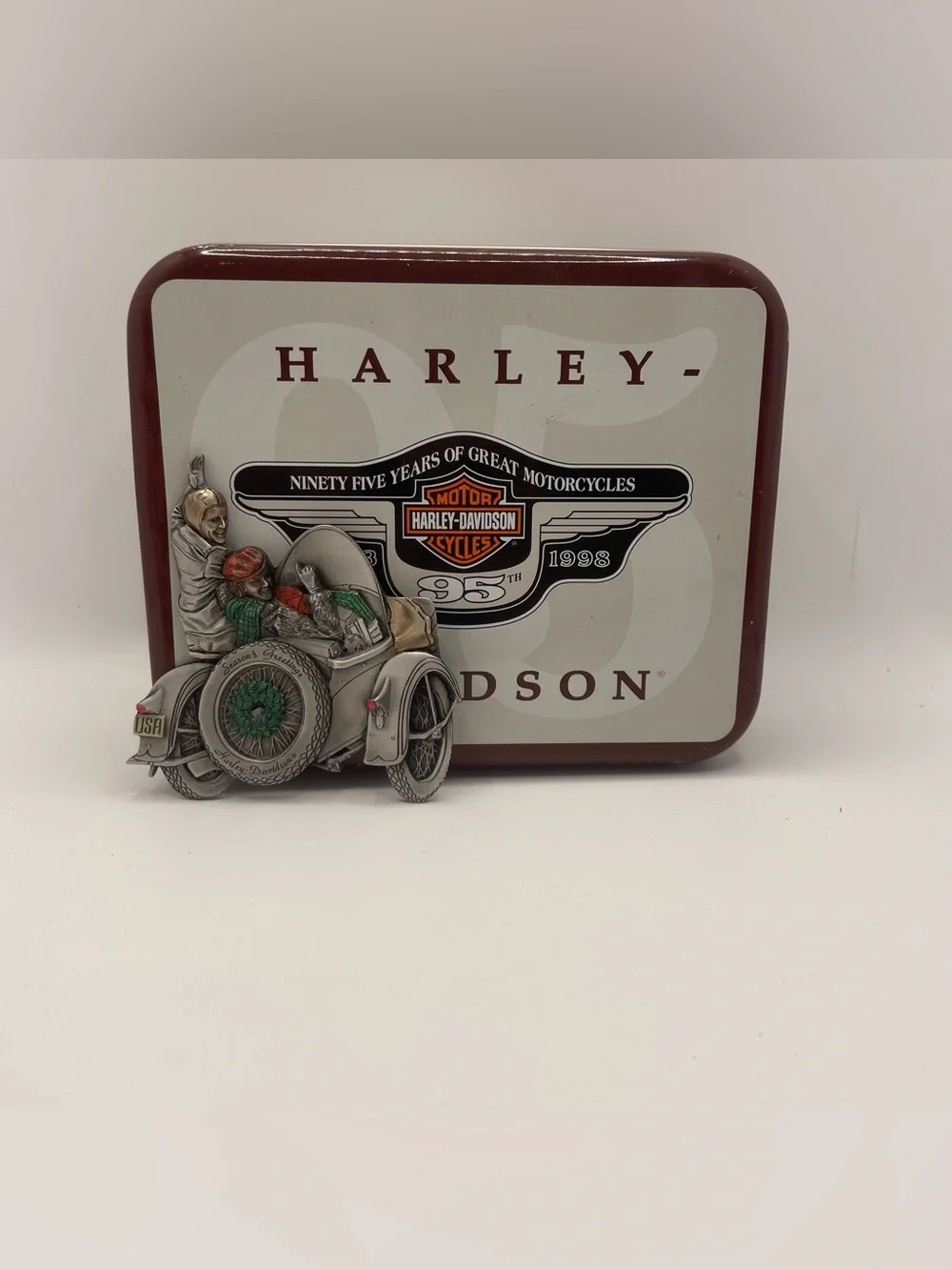 Harley Davidson 95th Anniversary 1998 Limited Edition Christmas Ornament  #4897